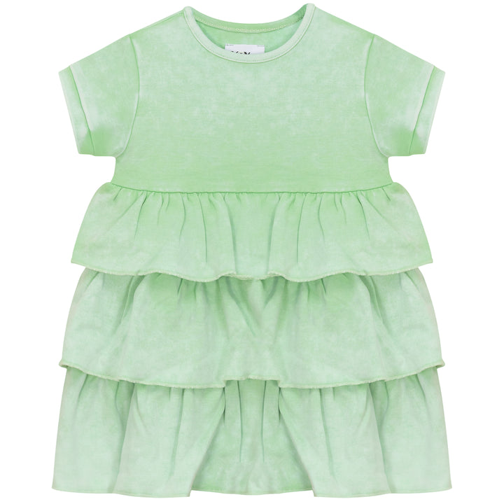 K5502-LAYERED DRESS-WASHED MINT