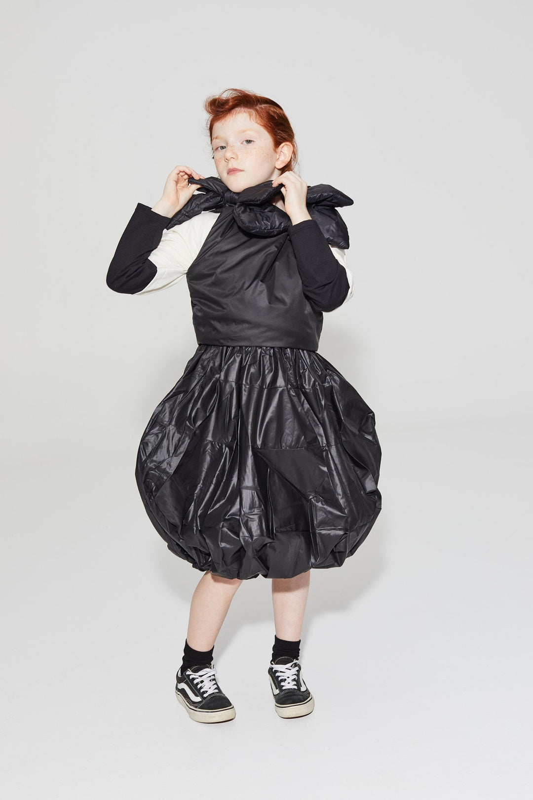 Rebel Balloon Skirt-Black