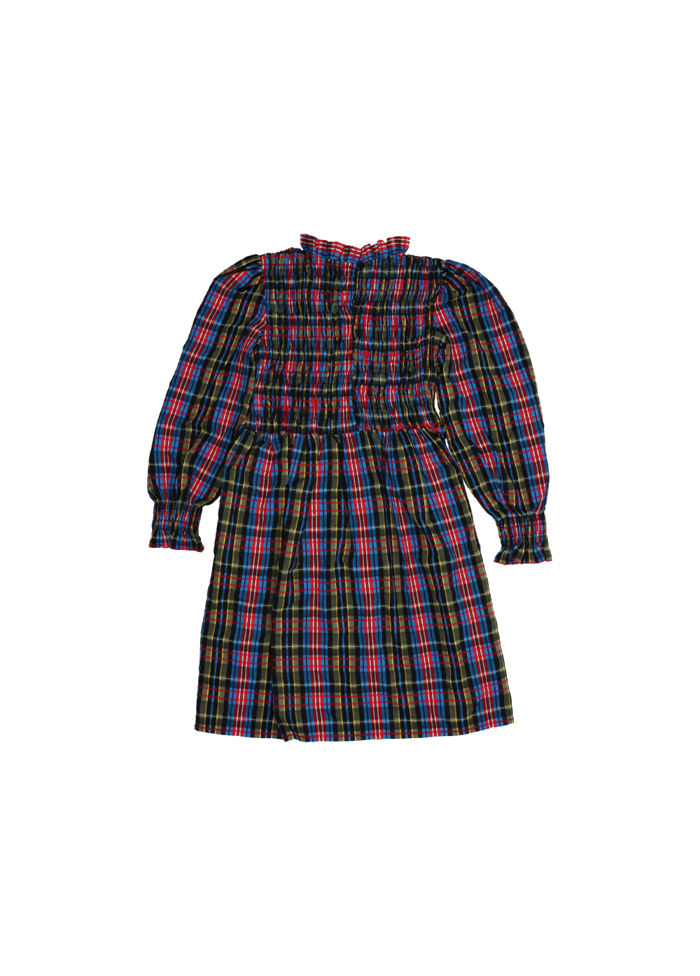 MARS DRESSS-Ruby Dusk Tartan