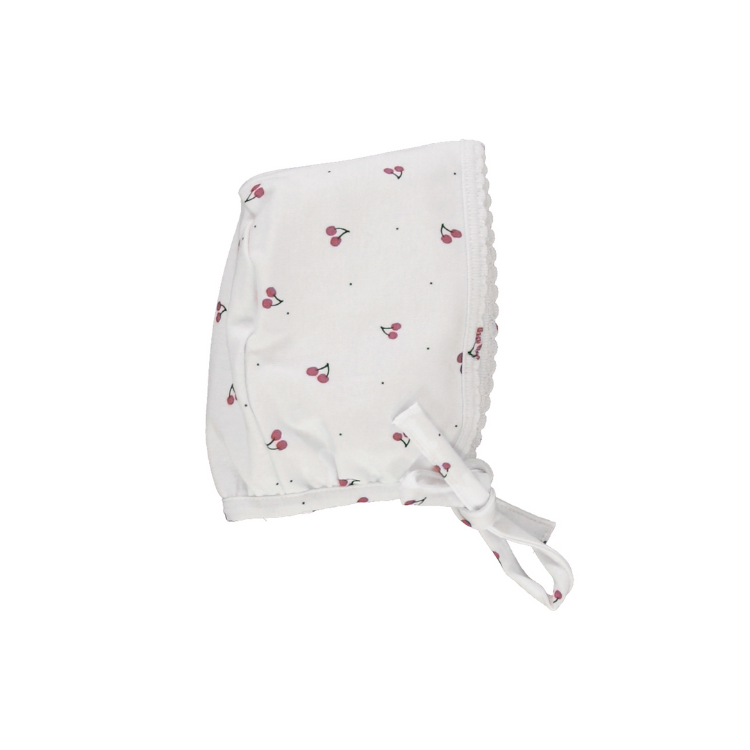 NALA WRAP OVERALL/BONNET SET-Pink Cherry Rib