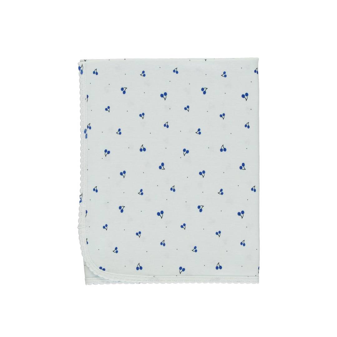 NOAH BLANKET-White Cherry Rib