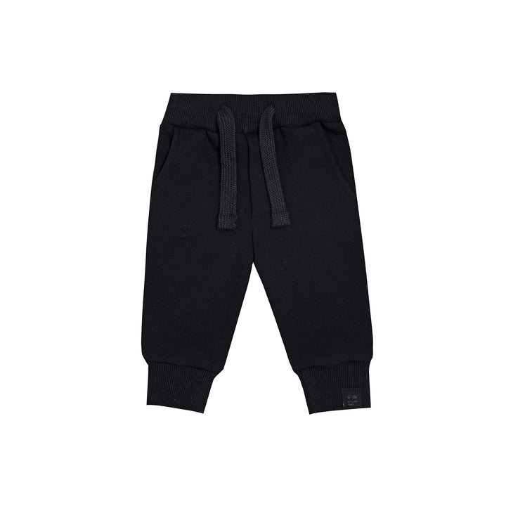 OM712/713-BABY TERRY BOMBER/JOGGER SET-Black