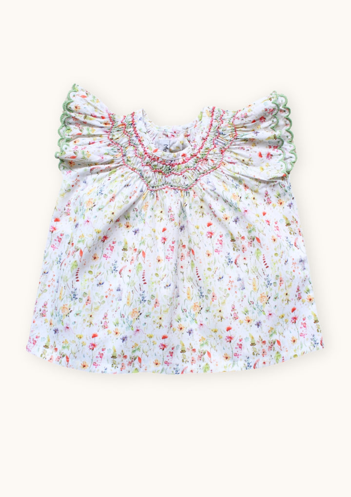 BABY BLOUSE PALOMA/BLOOMER SET-Meadow Flowers