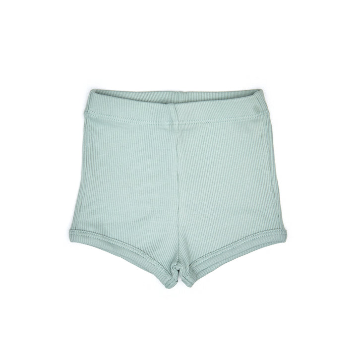 RK008/005-SS TOP/RIBBED SHORT-Natural/Jade