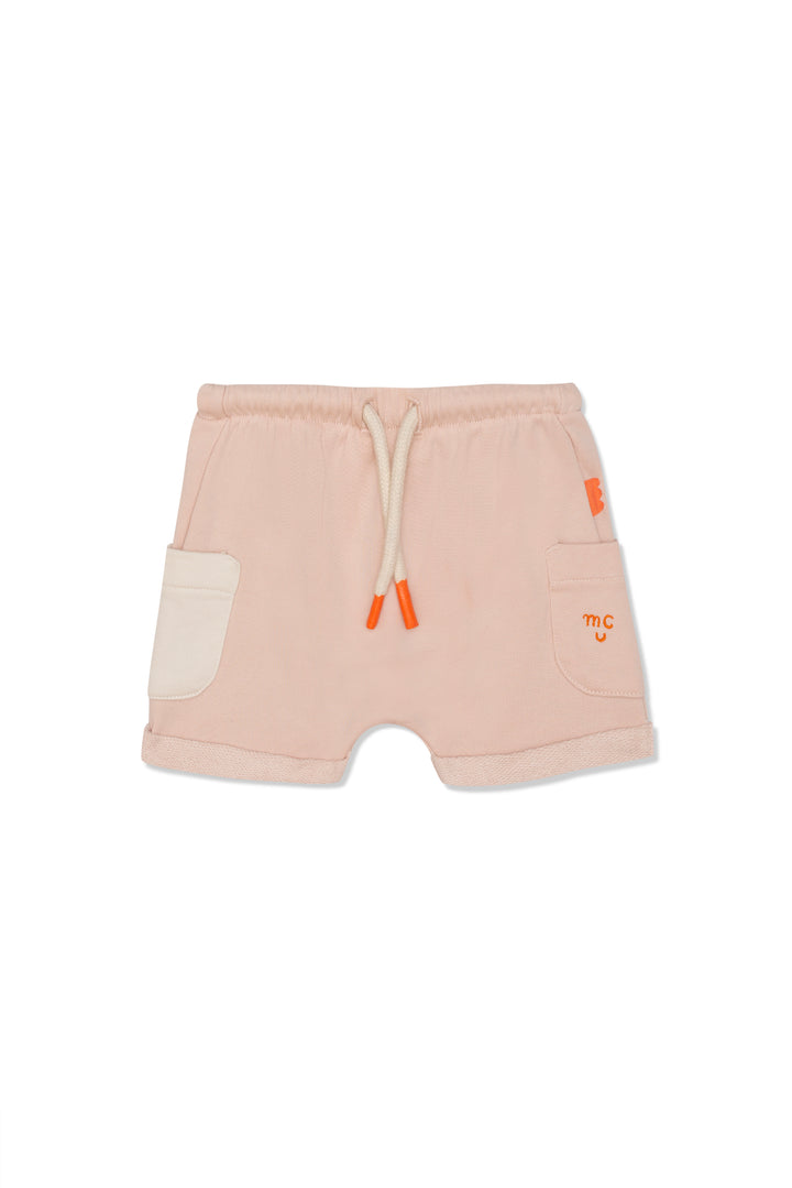 BABY POCKET SHORT-Misty Rose