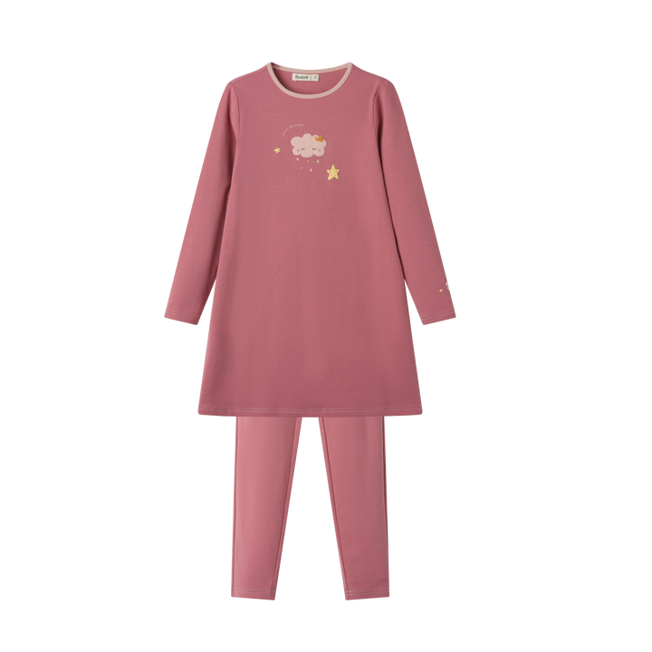 MIDNIGHT SKY NIGHTSHIRT-PINK