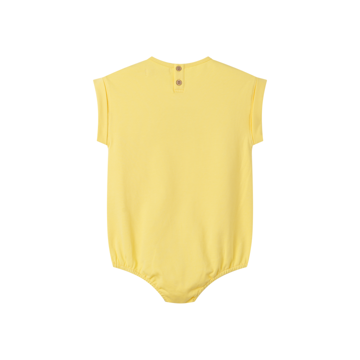 "P" EMBLEM ROMPER-YELLOW