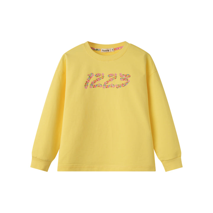 GIRLS 1223 SWEATSHIRT-YELLOW