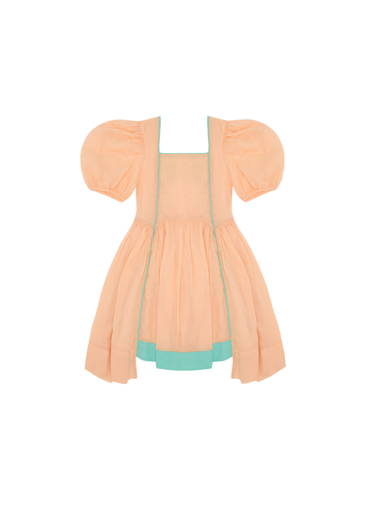 SALAD DAYS DRESS-JUST PEACHY/THE POOL