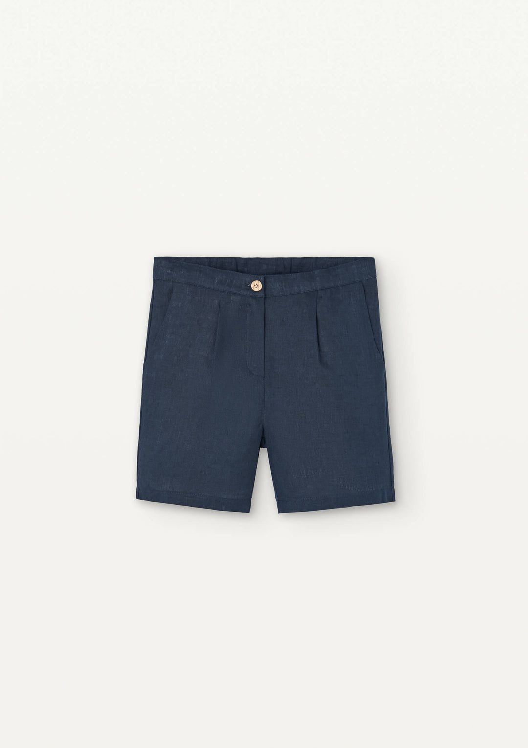 Mod 28.4 Blue Navy linen chino-style Bermuda shorts