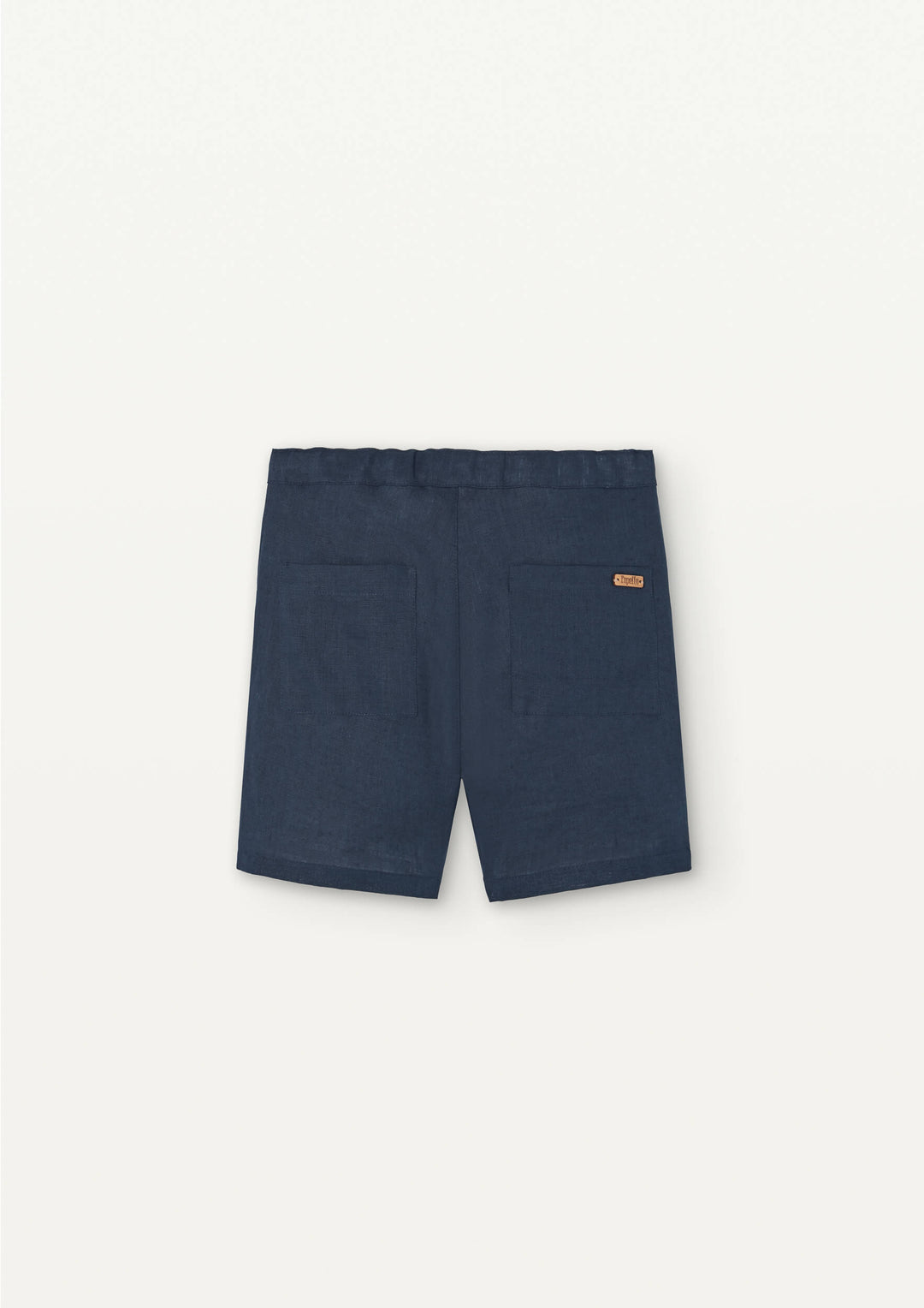 Mod 28.4 Blue Navy linen chino-style Bermuda shorts