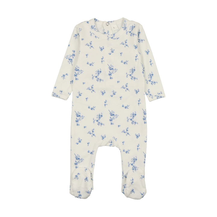 SL25031FS-Tea Party Footie Set-Cobalt