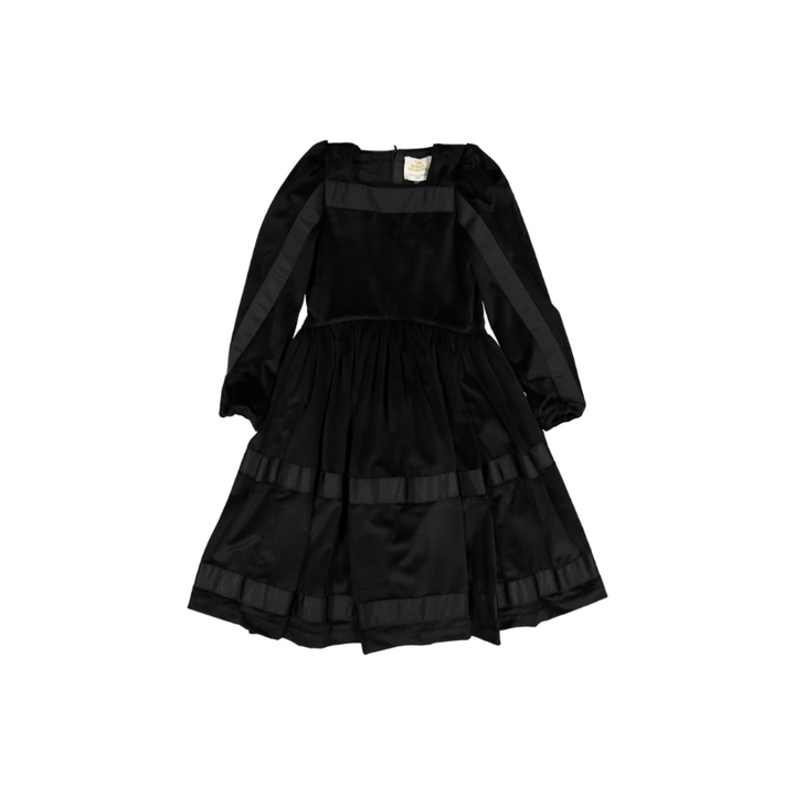 PUT A SPIN ON IT DRESS LL-BLACK