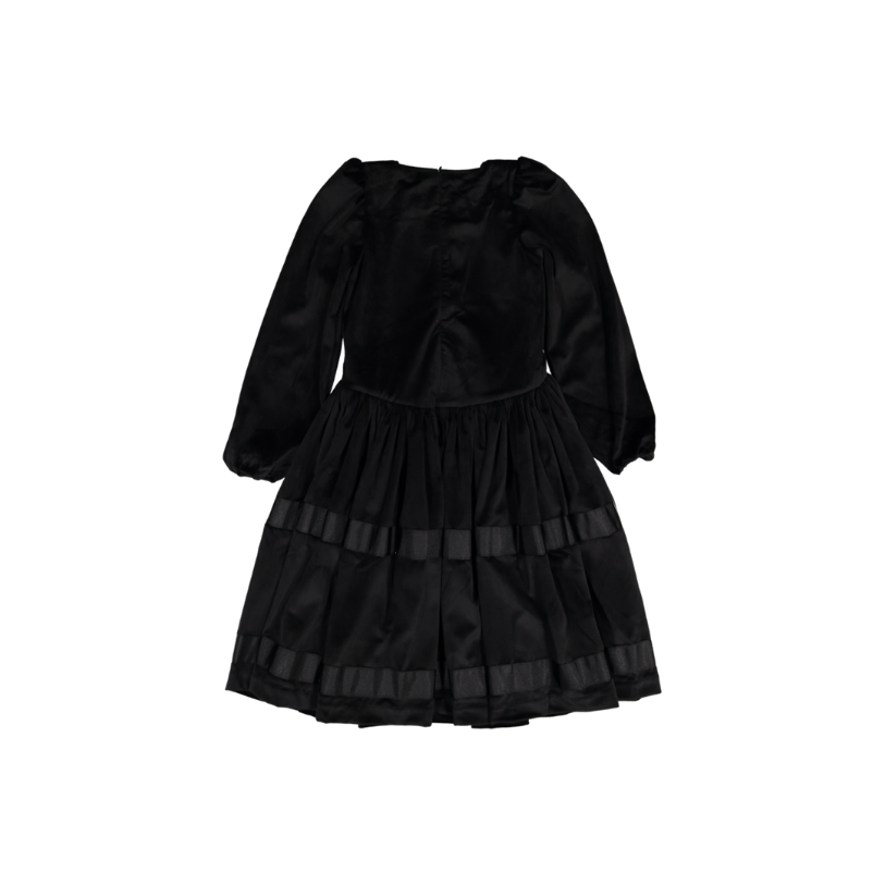 PUT A SPIN ON IT DRESS LL-BLACK