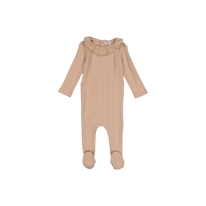 Bebe Collar Overall-Dusty Rose