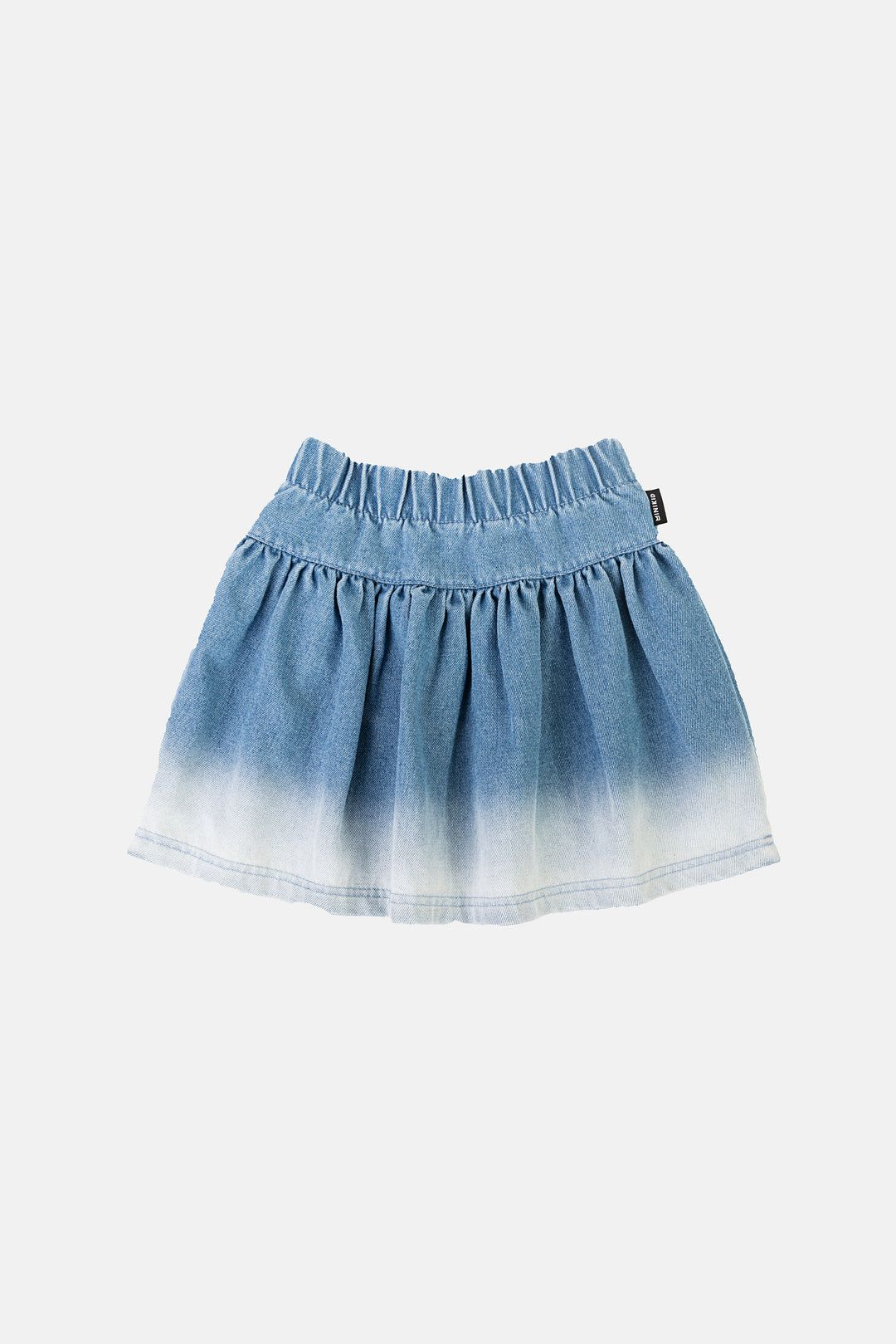 WASHED DENIM SKIRT