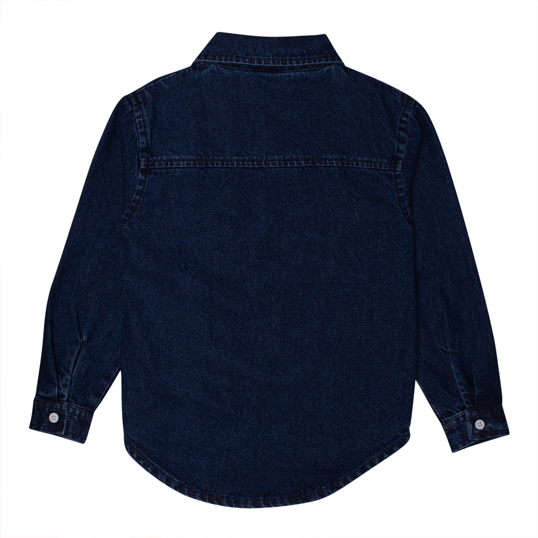 W96-KONS DENIM SHIRT-INDIGO MEDIUM W