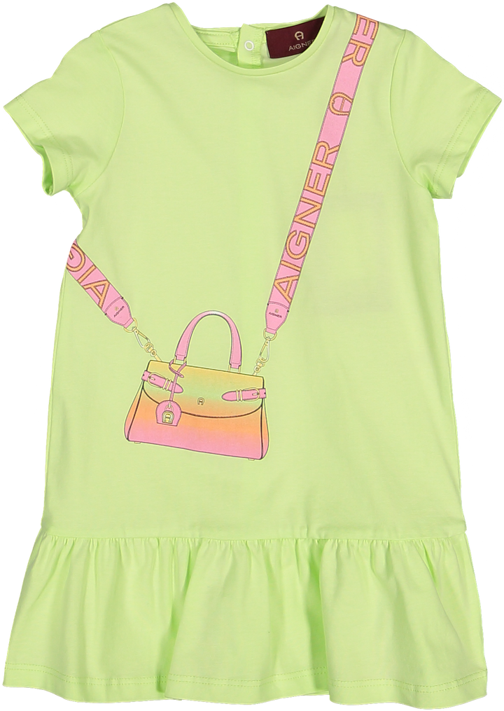 54017-SHADOW LIME-DRESS