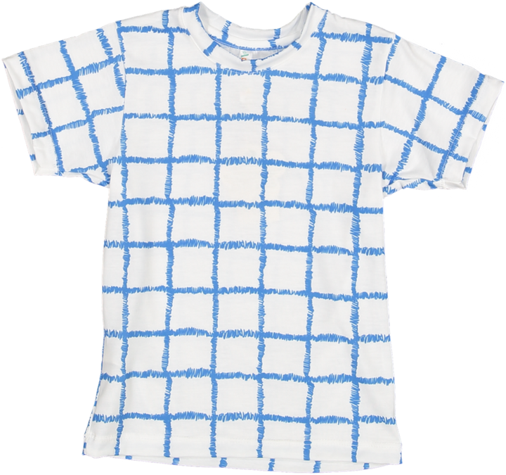 TS84-KIDS TSHIRT-Blue Lines