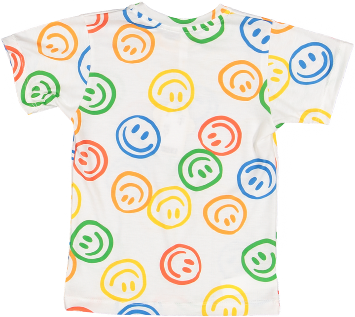 TS90-KIDS TSHIRT-Smiles Rainbow