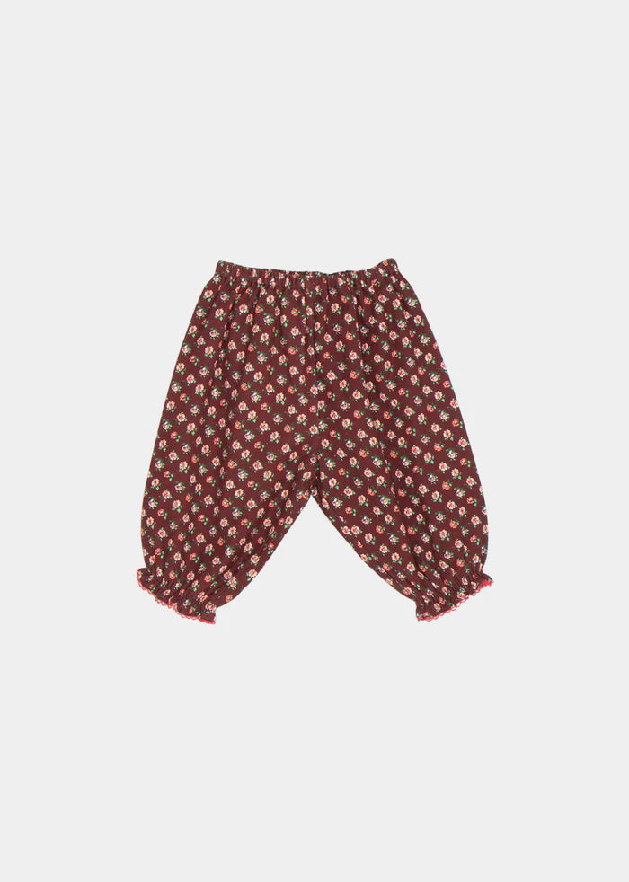 ARNIKA BABY TROUSER-Chocolate Floral