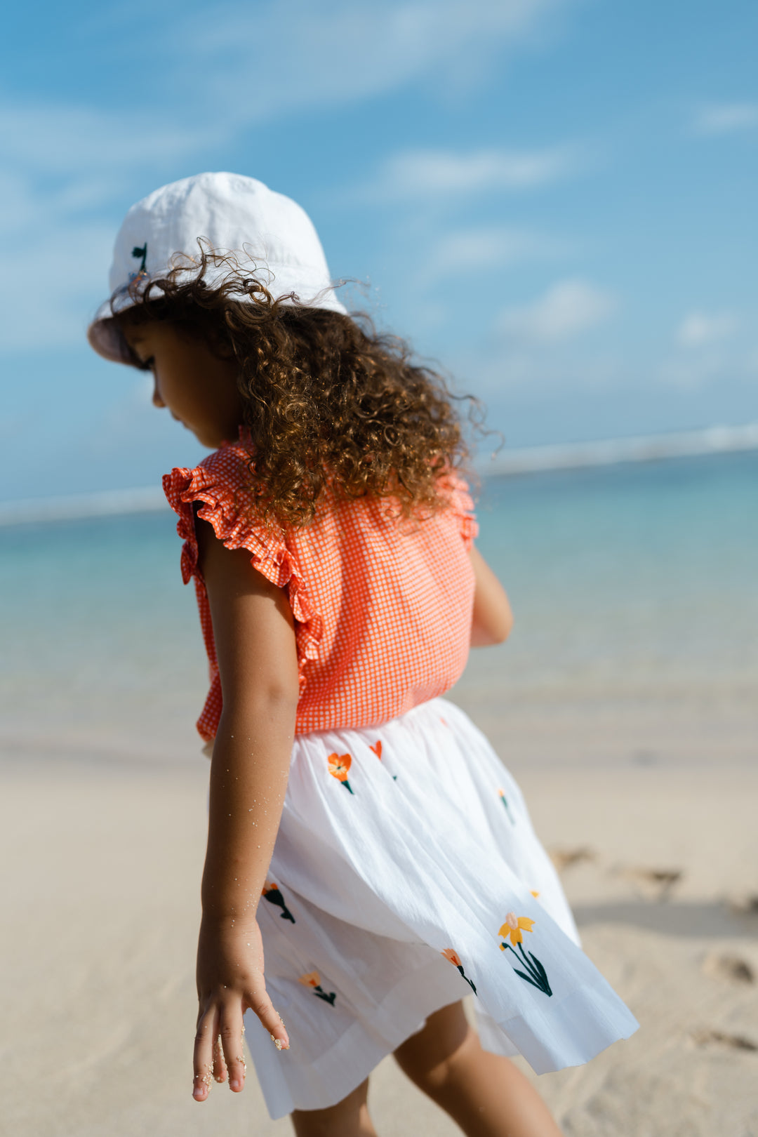 GARDEN SKIRT-White