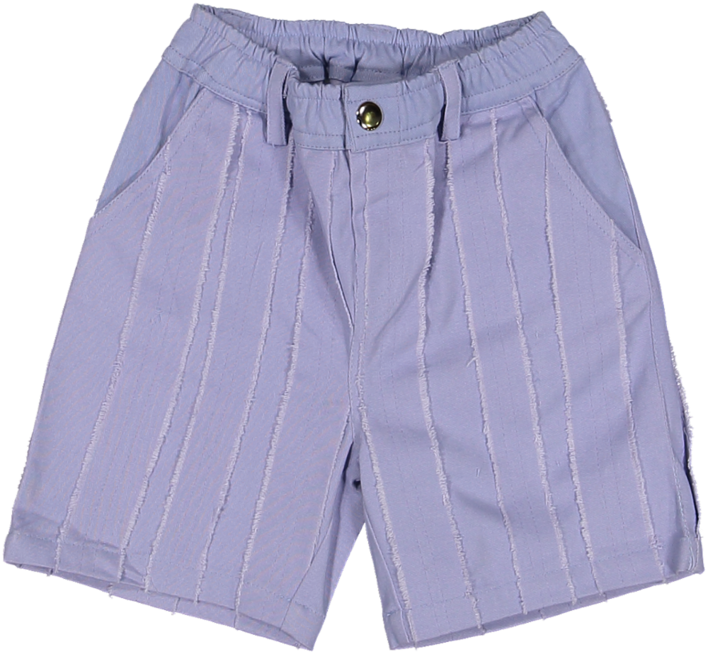 BLUE STRIPES JARDIN BERMUDA SHORTS