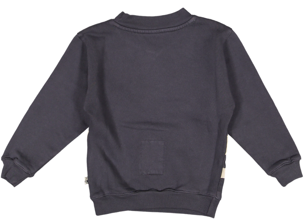 TERRIBLE TWOS SWEATER-NAVY STRIPE