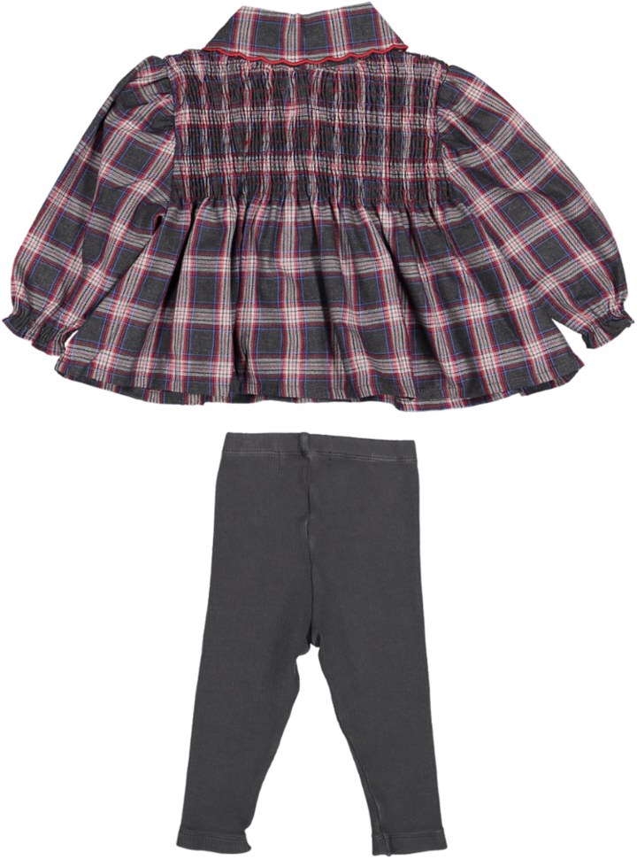 PPS-GS-07-PLAID 2 PC GIRLS