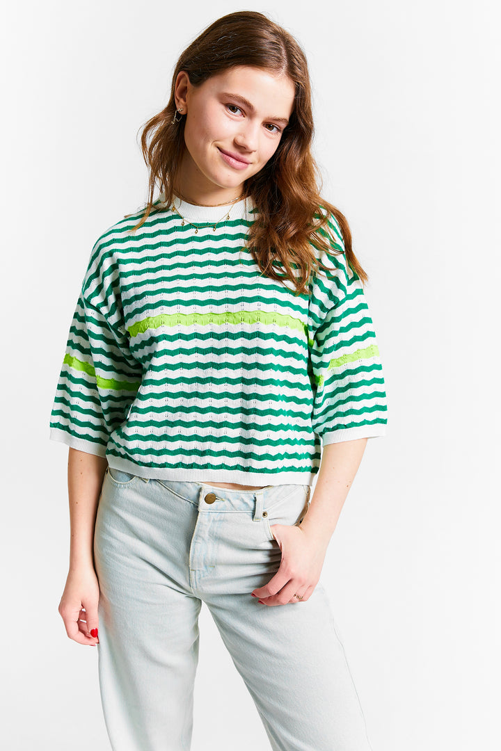 PULLOVER SINGAPORE-GREEN