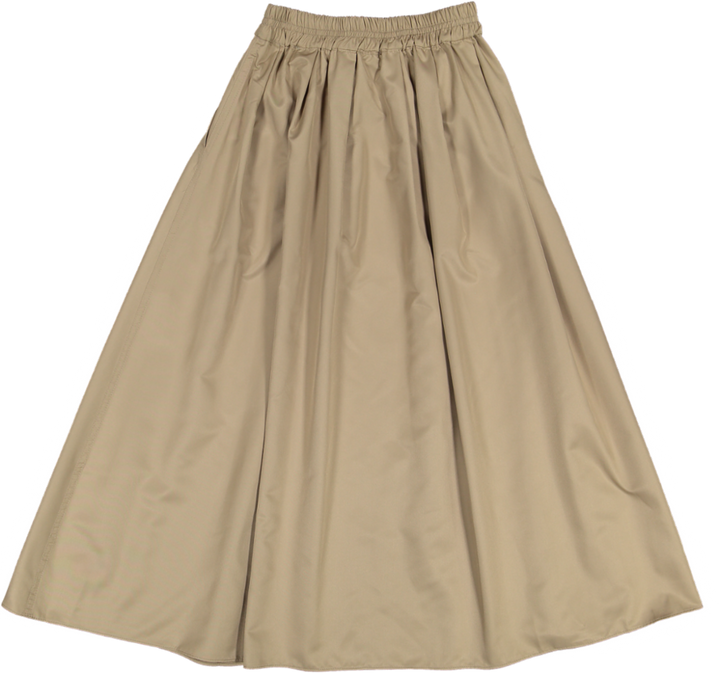 109-BALD SKIRT-Beige