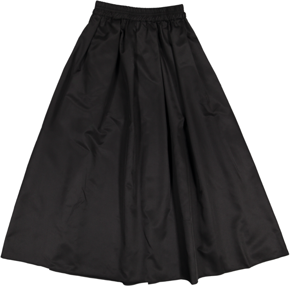 109-BALD SKIRT-Black